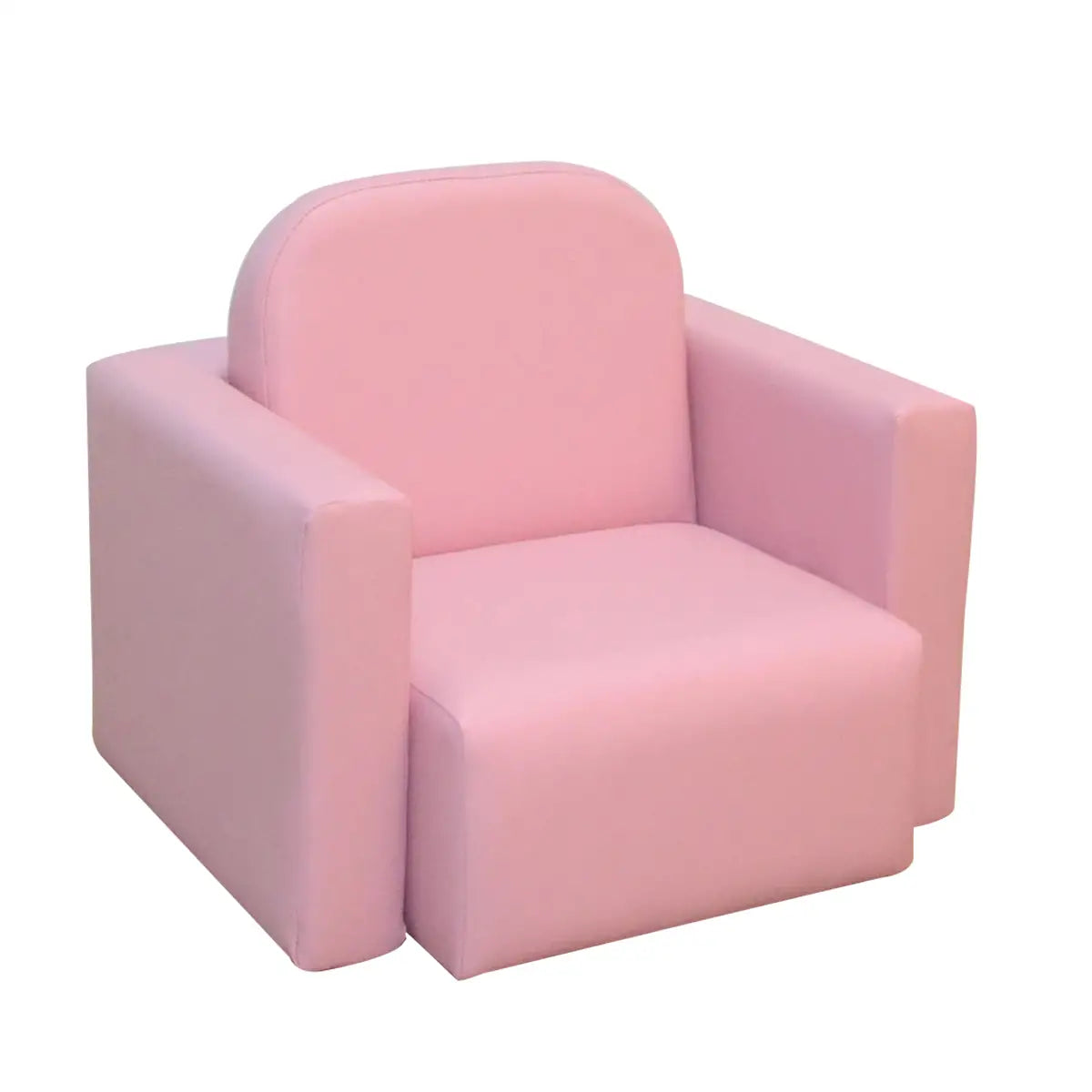Kids Sofa, 2-in-1 Toddler Table and Chair, Armchair for 3-9 Years, Pink Kids Chairs & Seating at Gallery Canada