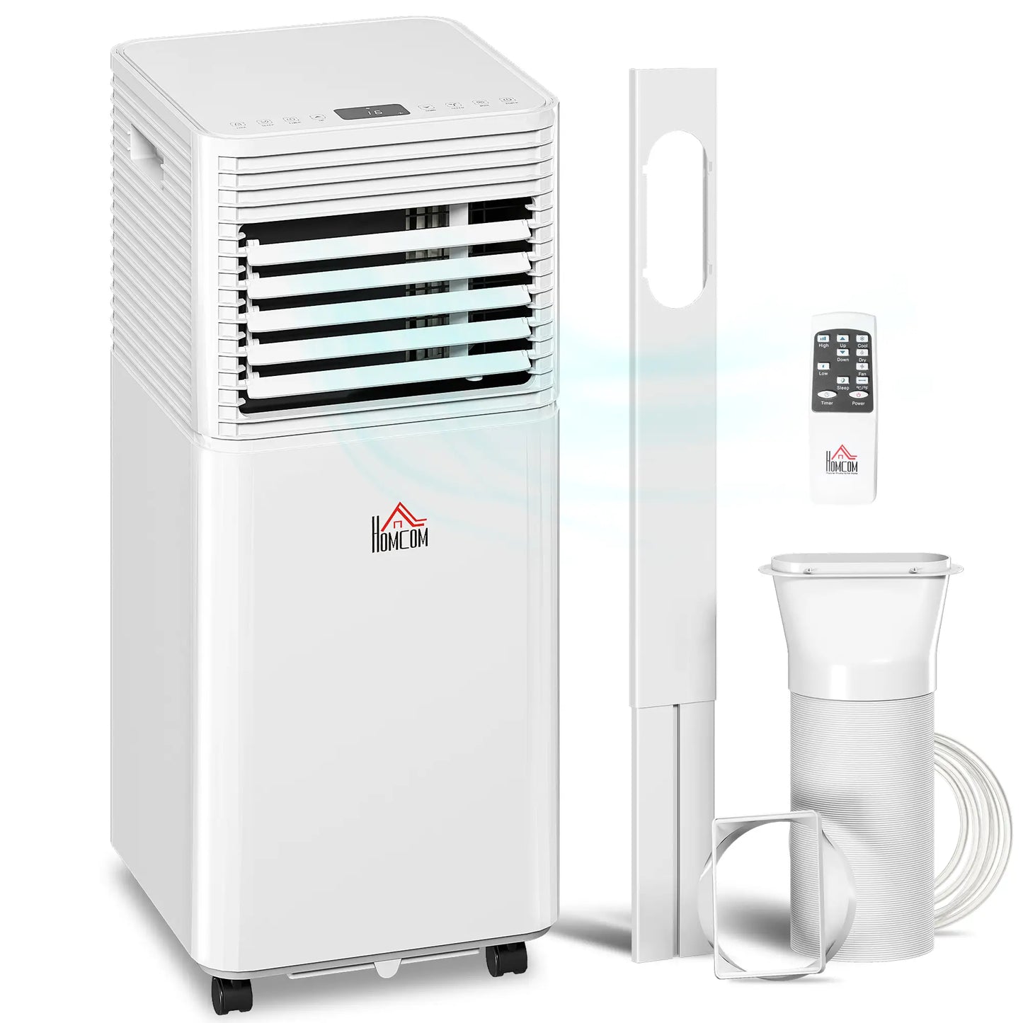 10000 BTU Portable Air Conditioner, Fan, Dehumidifier, Remote, 24H Timer, White Air Conditioner at Gallery Canada