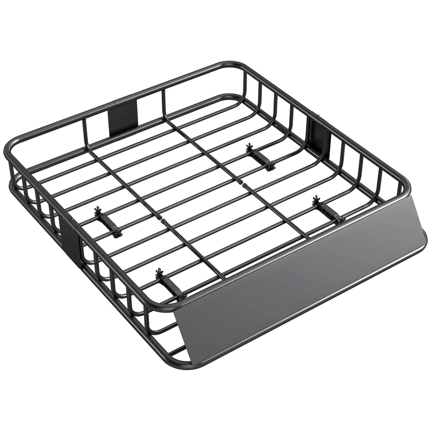 Universal Roof Rack Basket, 200lbs Steel Cargo Carrier, 43.5"x39.2"x7.3", Black Automotive at Gallery Canada