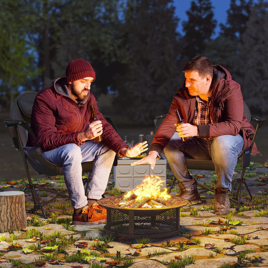 Hammock Camping Chair Set of 2, Adjustable Back, Cup Holder, Padded Seat Picnic Tables & Camping Chairs Black at Gallery Canada