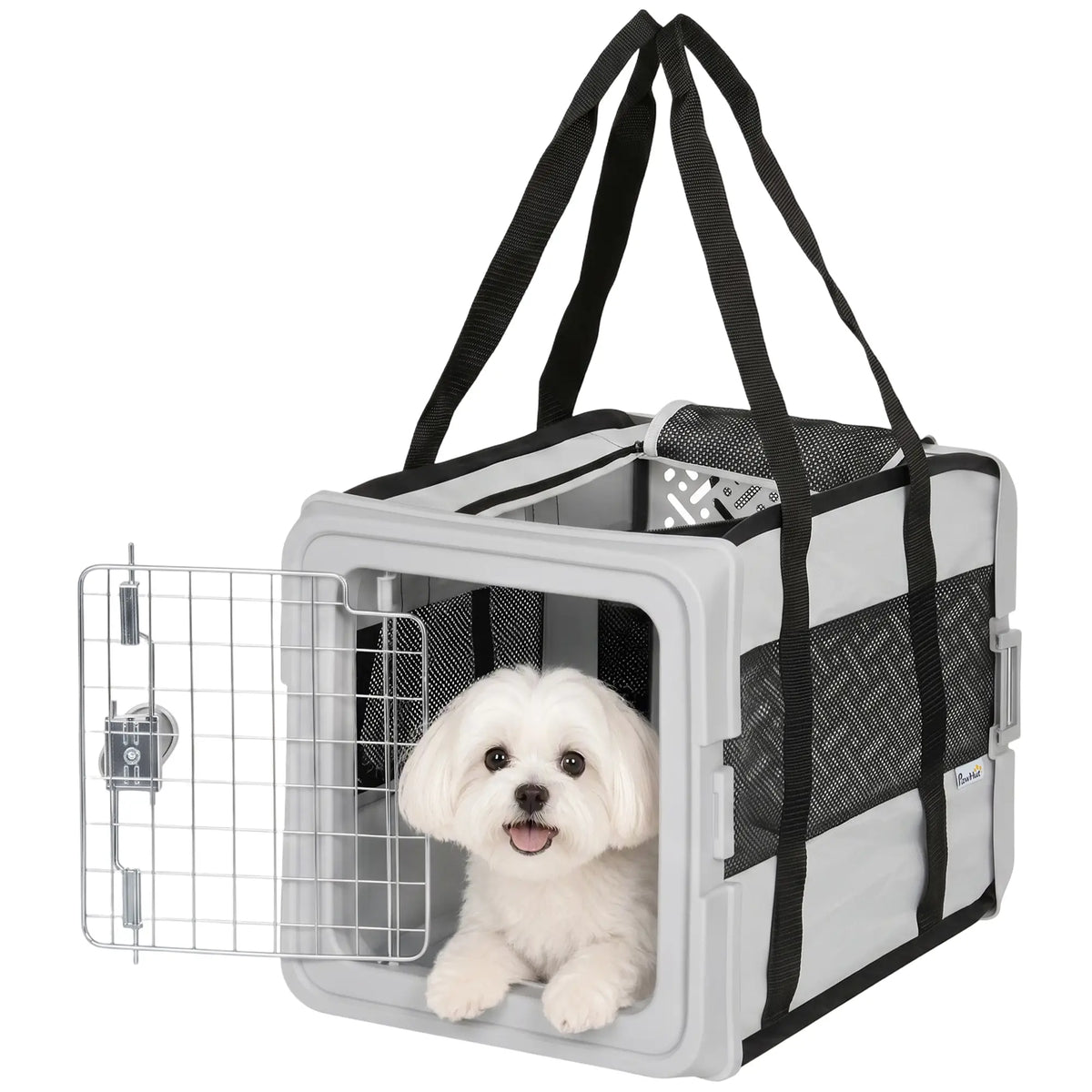 Soft-Sided Pet Carrier Bag With Mesh Windows, Foldable Dog Travel Bag Dog Bike Trailers & Strollers at Gallery Canada