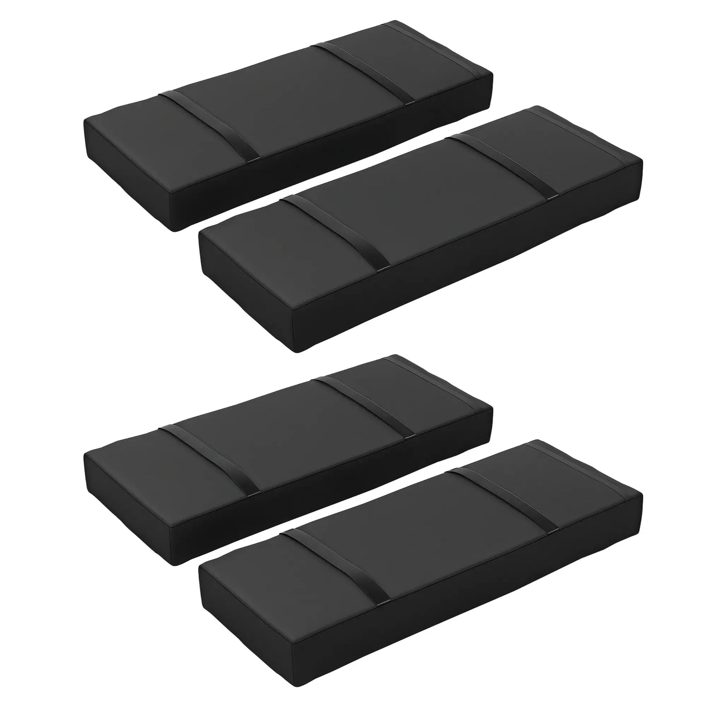 4PCS Patio Umbrella Base Weight Bag, 55 lbs, Black Umbrella Bases at Gallery Canada