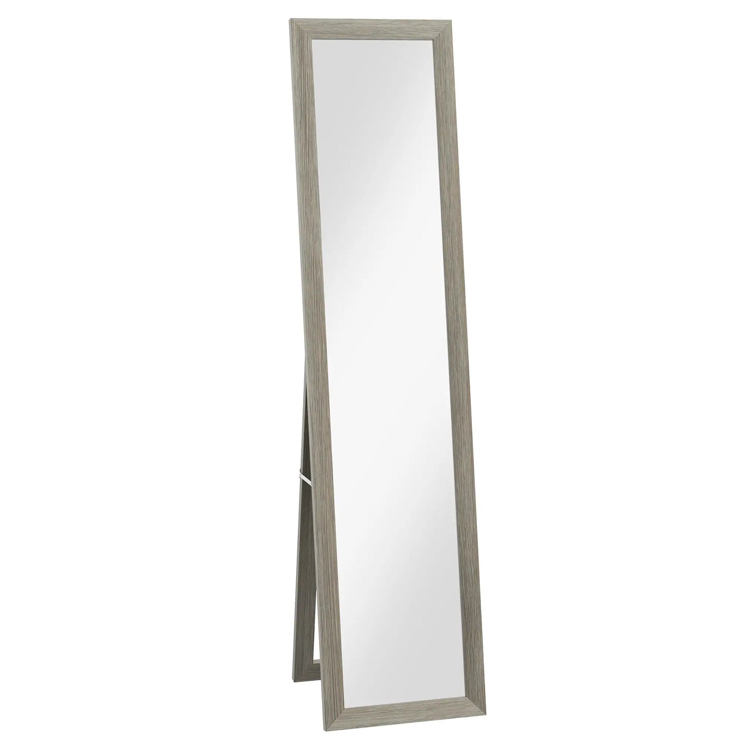 15" x 62" Full Length Mirror, Free Standing, Grey Full Length Mirrors at Gallery Canada