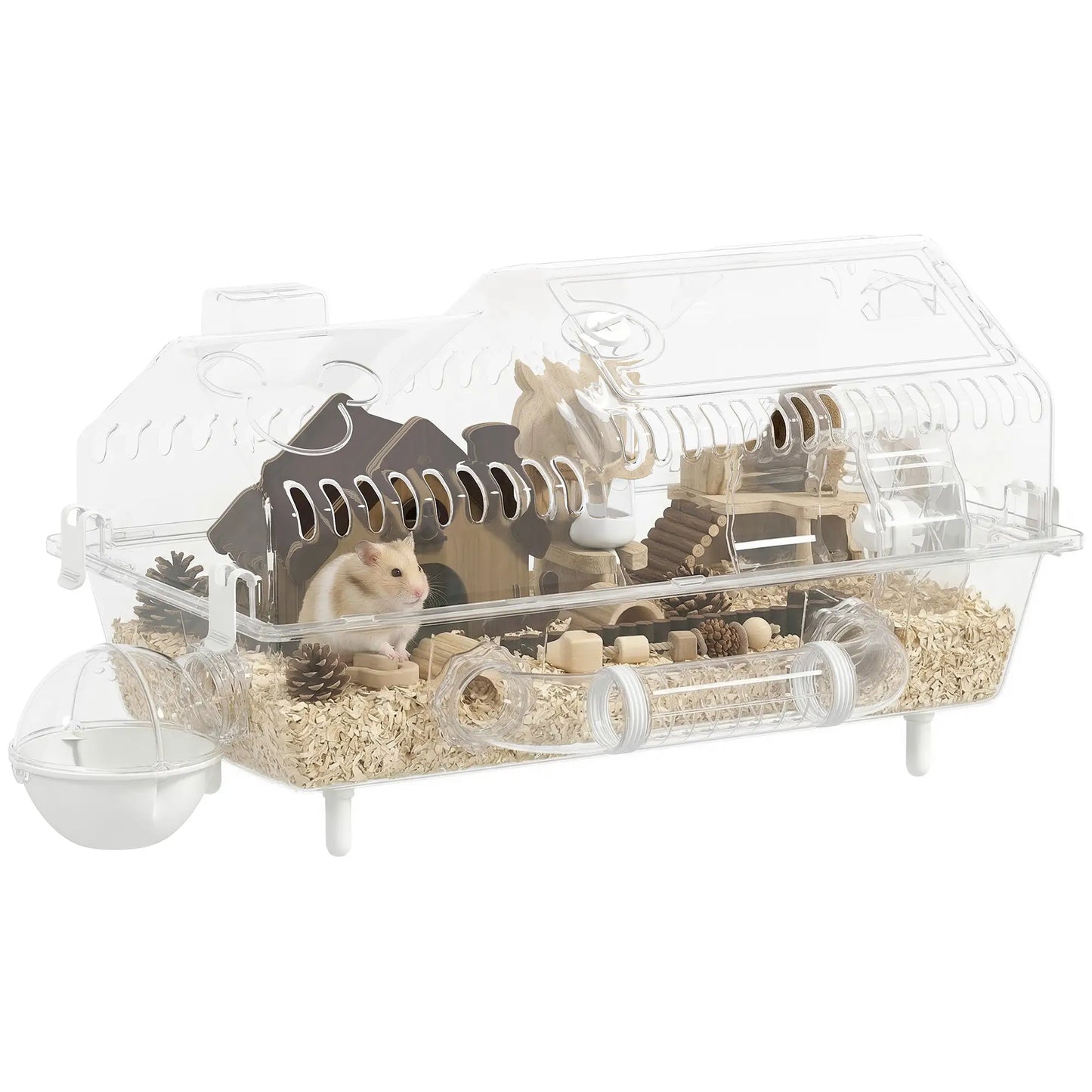 8 In 1 Hamster Cage With Accessories, 21.5" x 11.8" x 12.6" Hamster Cages at Gallery Canada