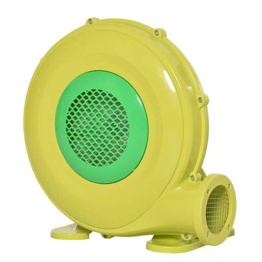 Electric Air Blower 450-Watt Fan Blower Compact and Energy Efficient Pump Indoor Outdoor for Inflatable Bounce House, Bouncy Castle and Pneumatic Swimming Pool, Yellow - Gallery Canada