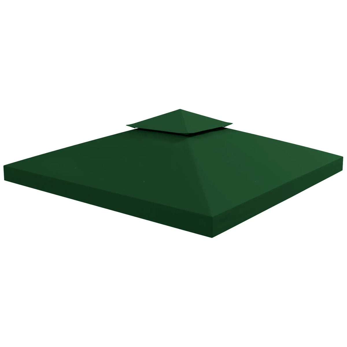 10'X10' Canopy Replacement 2-Tier Top Cover, Green Gazebo Canopy Replacement at Gallery Canada