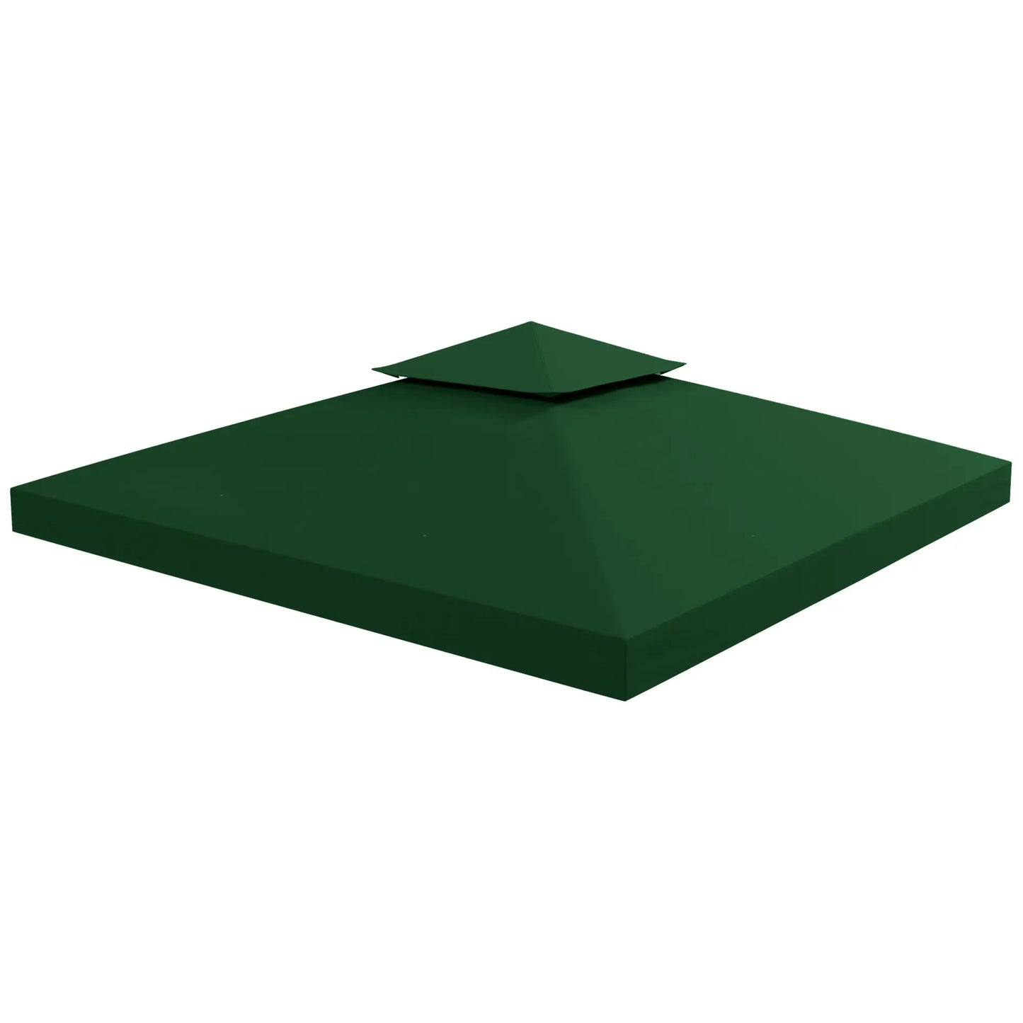 10' x 10' Gazebo Canopy Replacement, 2-Tier Top Cover, Green Gazebo Canopy Replacement at Gallery Canada