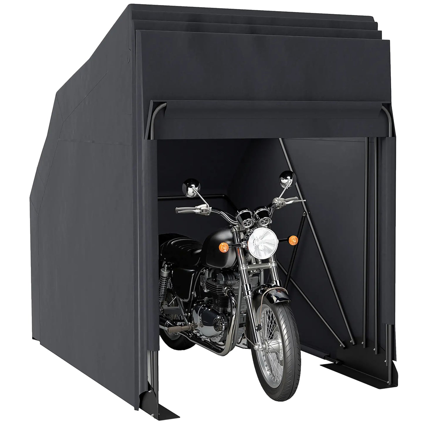 Motorcycle Shelter, Waterproof Cover Tent, 2 Mesh Windows, UV Protected Car Shelters at Gallery Canada