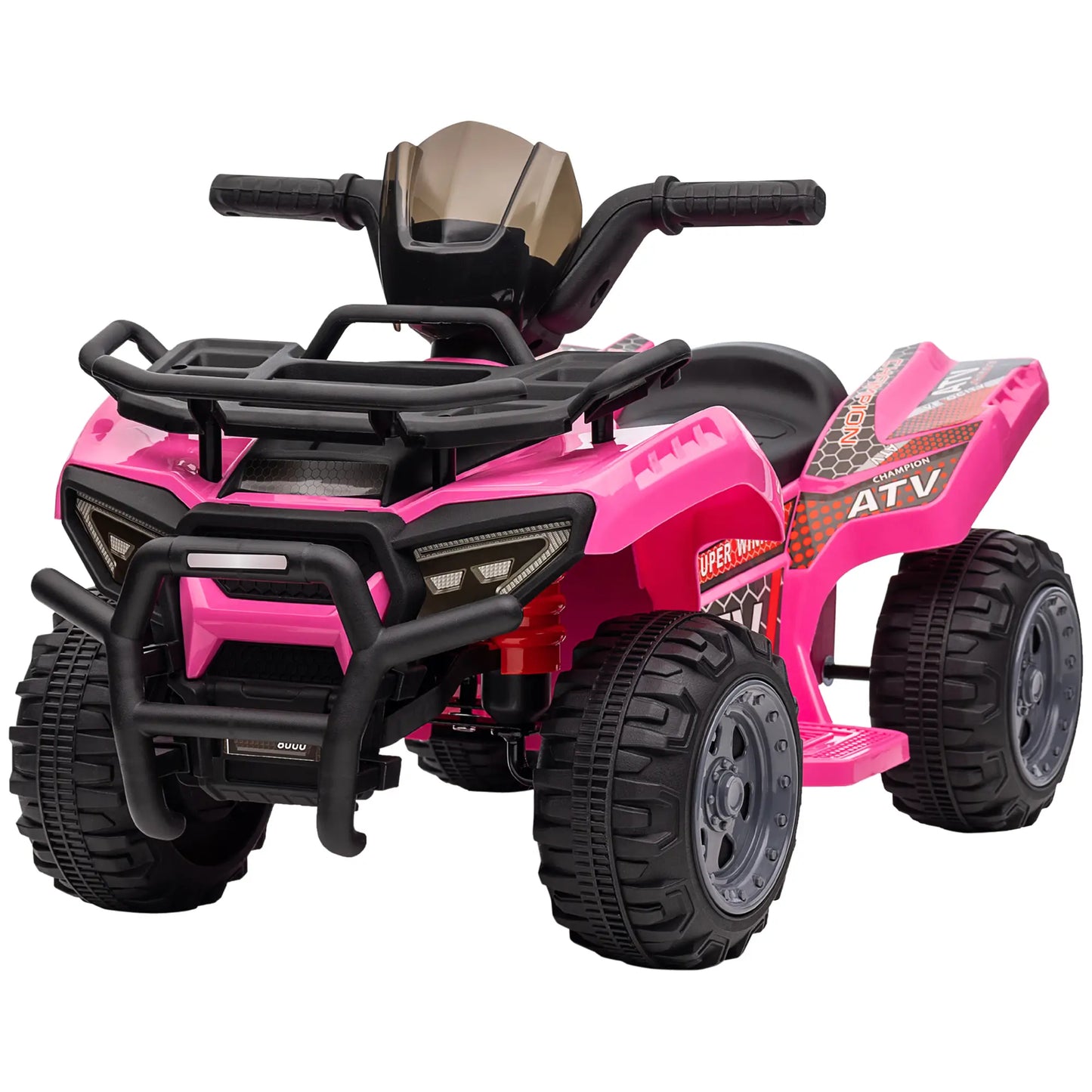 6V Kids ATV Quad, 4 Wheeler Electric Ride-On Car, Ages 18-36 Months, Pink Electric Toy Cars at Gallery Canada