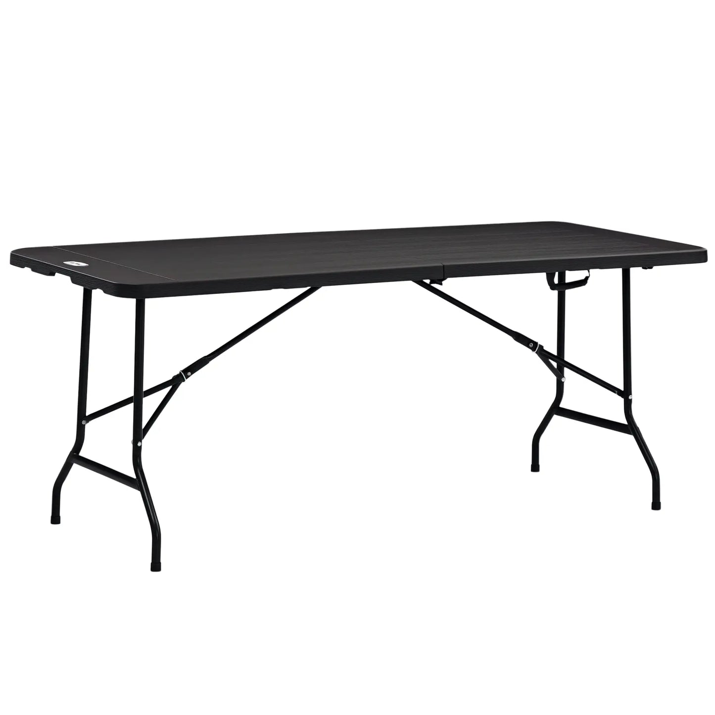 Foldable Outdoor Dining Table for 6, Rectangular, Dark Grey Patio Dinning Tables at Gallery Canada