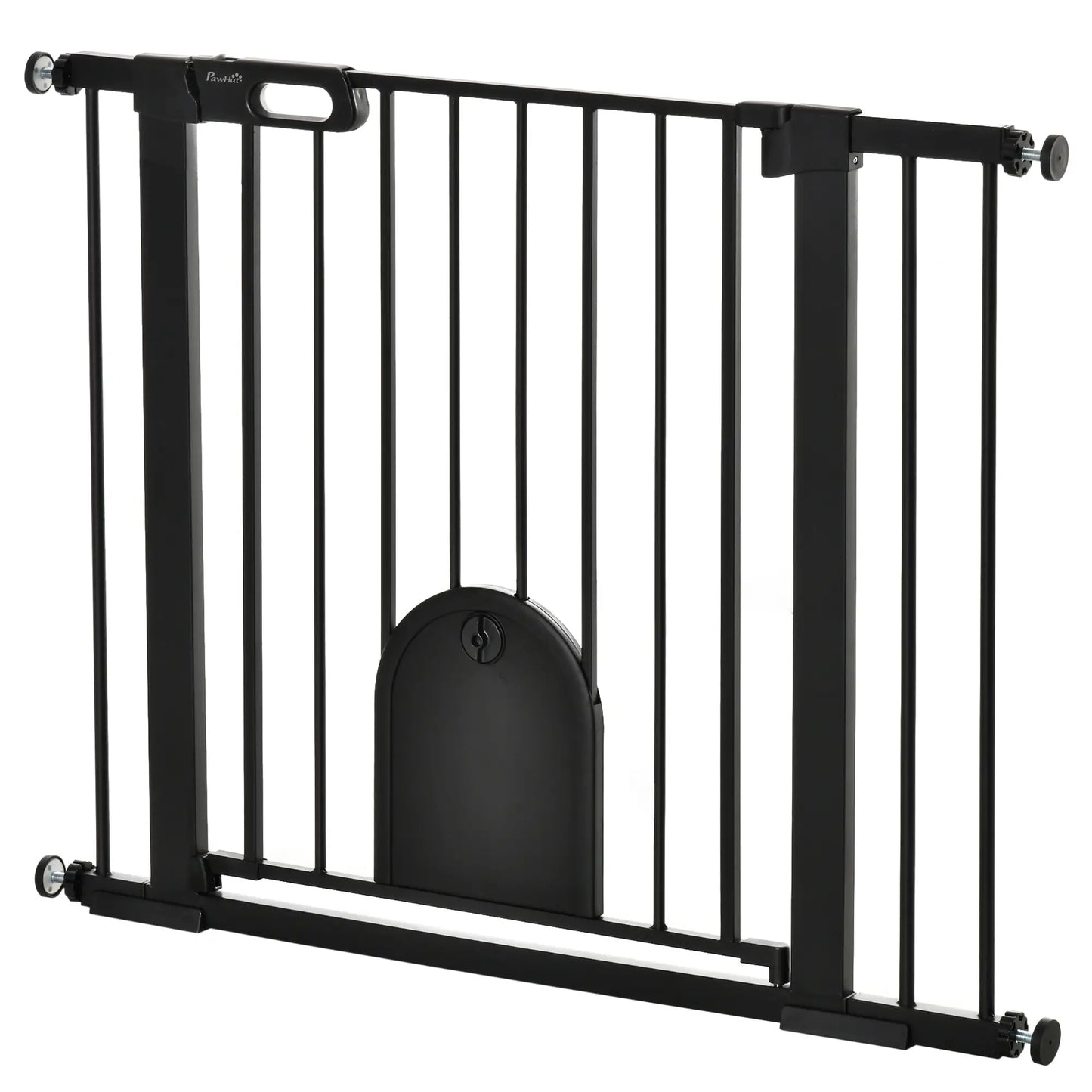 30"-41" Extra Wide Pet Gate, Small Door, 30"H, Black Houses, Kennels & Pens at Gallery Canada