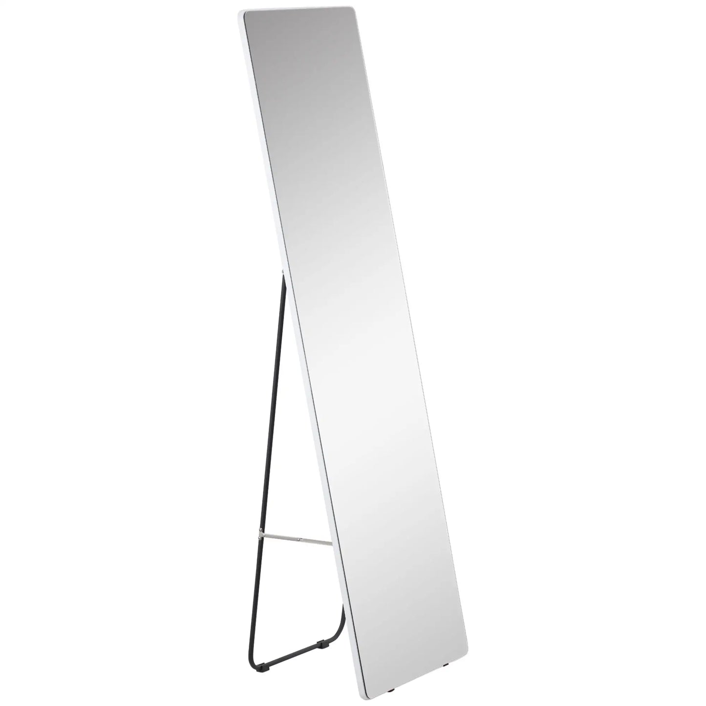 63"x18" Full Length Mirror, Floor Standing, Wall-Mounted, Silver Full Length Mirrors at Gallery Canada