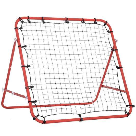 Soccer Training Net Aid Football Kickback Target Goal Play Adjustable, Red - Gallery Canada