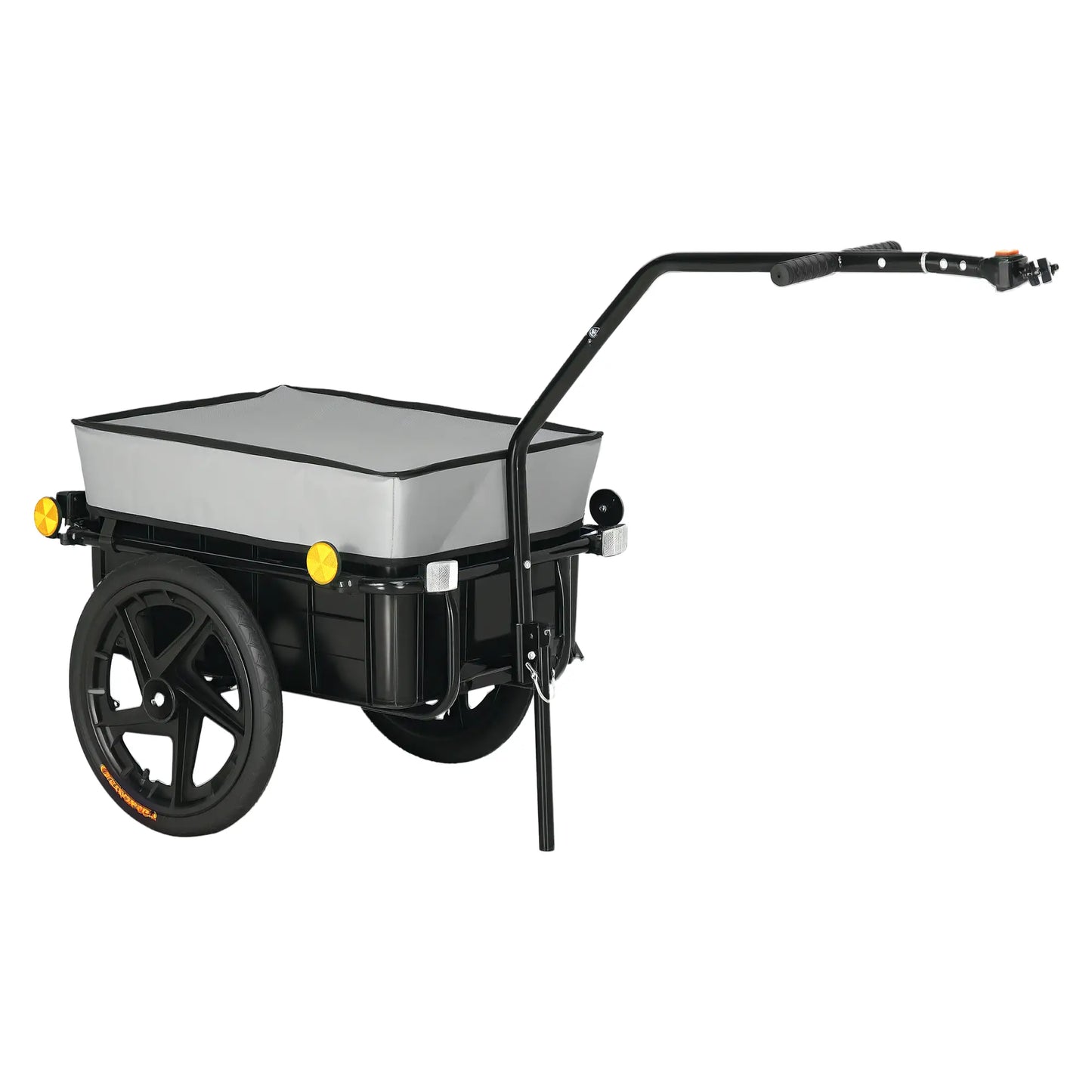 Multi-Functional Bike Trailer, Steel, Large, Grey Bike Cargo Trailers at Gallery Canada