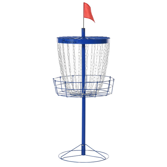 24-Chain Portable Practice Basket for Disc Golf Target Stand Easy Assembly &; Lightweight Basket w/ Carry Bag, Deep Blue - Gallery Canada