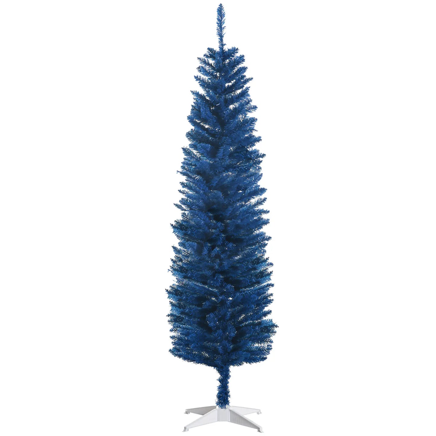 6ft Pencil Christmas Tree, Skinny Artificial, Deep Blue Pencil Christmas Trees at Gallery Canada