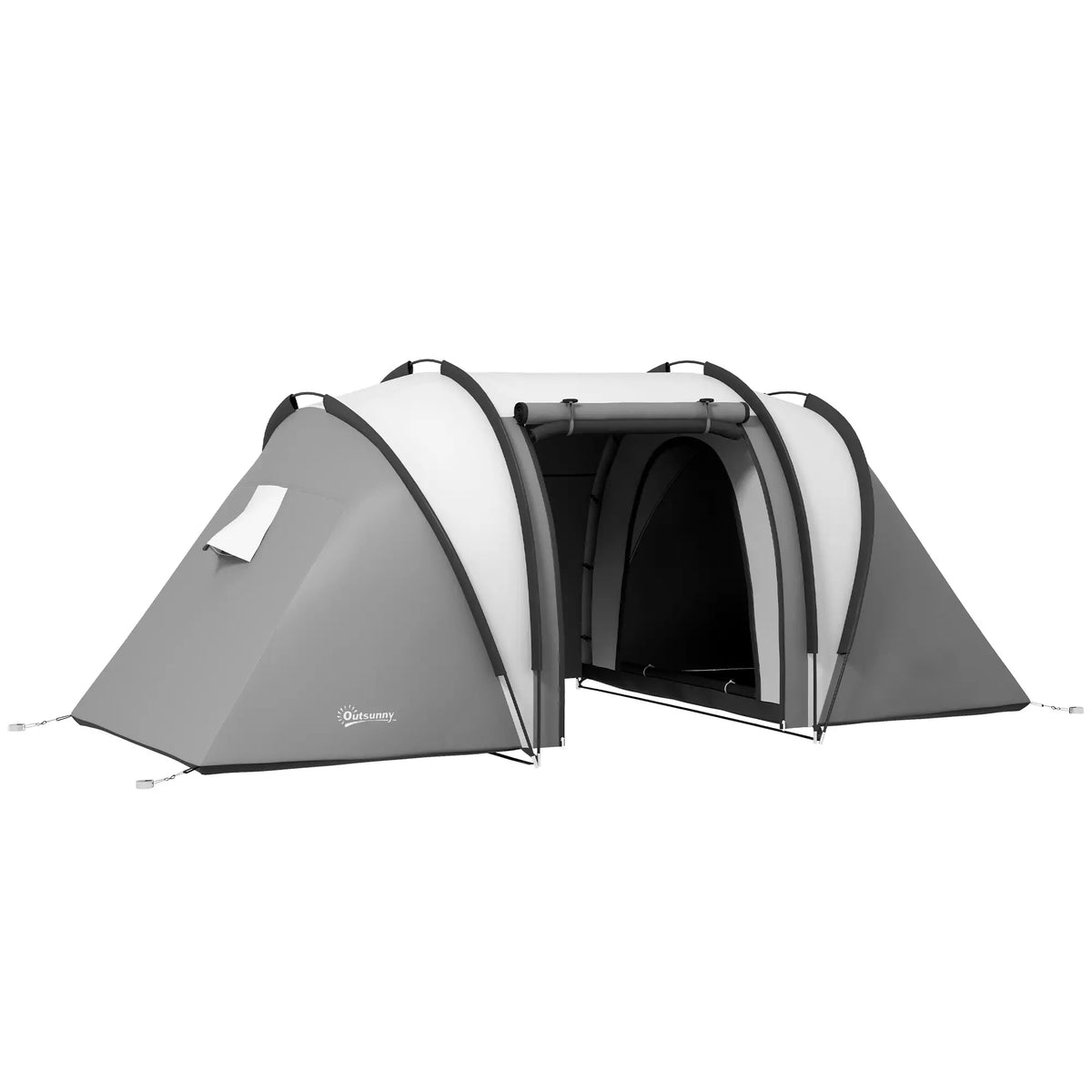 Camping Tent, 2 Bedrooms, Living Area, 3000mm Waterproof, Grey Camping Tents at Gallery Canada