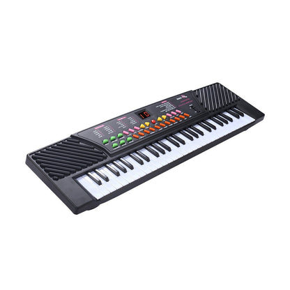 54 Keys Kids Electronic Music Piano, Black