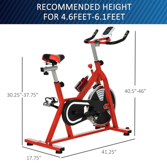 Pro Indoor Upright Exercise Cycling Bike Cardio Workout Aerobic Bicycle with Adjustable Resistance Water Bottle for Home Gym Office - Gallery Canada