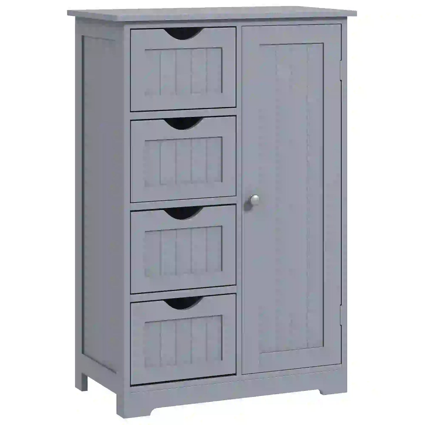 Bathroom Storage Cabinet, Adjustable Shelf, 4 Drawers, Grey Bathroom Cabinets at Gallery Canada