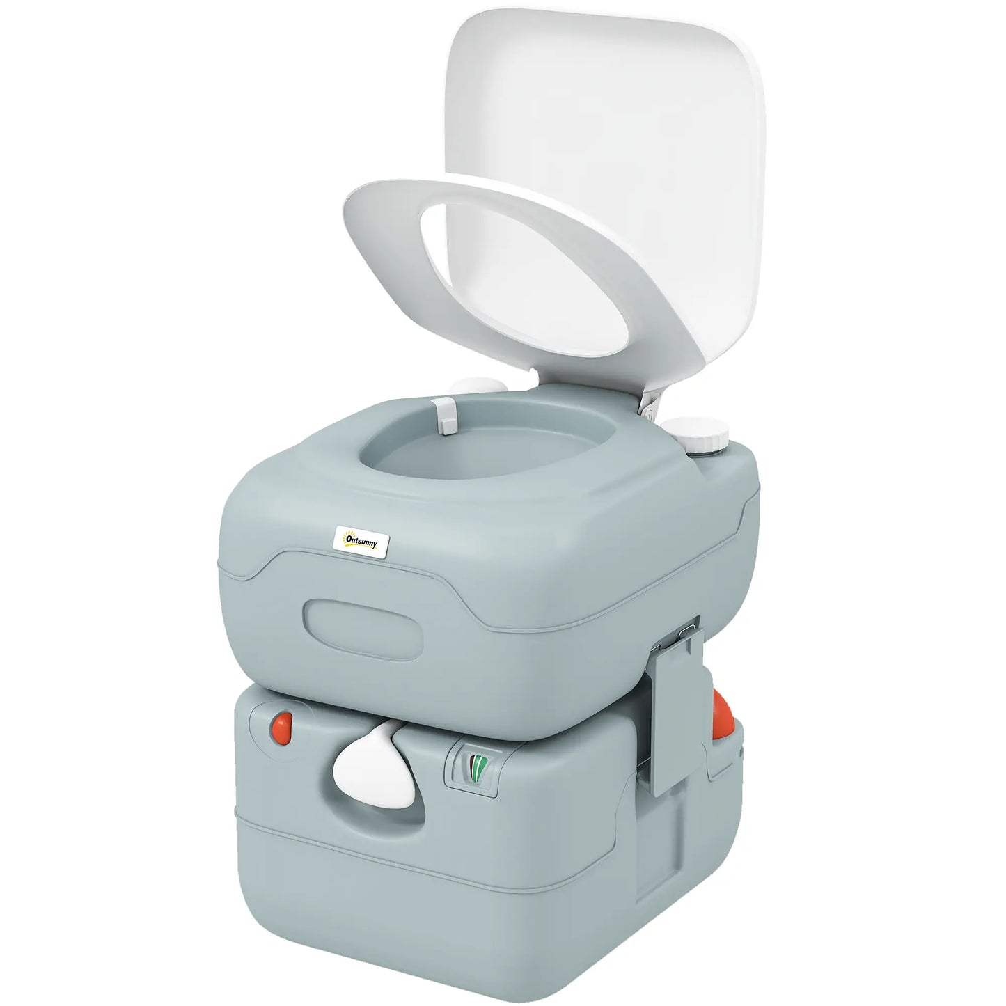 5.8 Gallon Portable Toilet With Level Indicator, Anti-Leak Pump Camping Toilets at Gallery Canada
