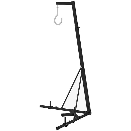 Foldable Punch Bag Stand, Adjustable Height Heavy Bag Stand with Weighted Base, Freestanding for Home Gym, Stand Only - Gallery Canada