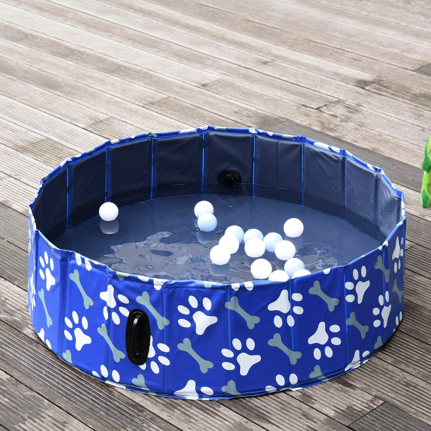 Folding Dog Pool Portable Pet Kiddie Swimming Pool, Outdoor/Indoor Puppy Bath Tub with Nonslip Bottom for Dogs &; Cats, (Φ47", Blue) at Gallery Canada
