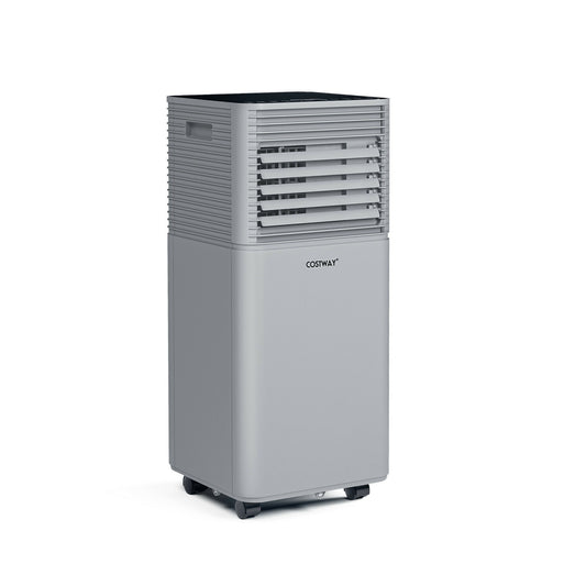 10000 BTU Air Cooler with Fan and Dehumidifier Mode, Gray Portable Air Conditioners Gray at Gallery Canada