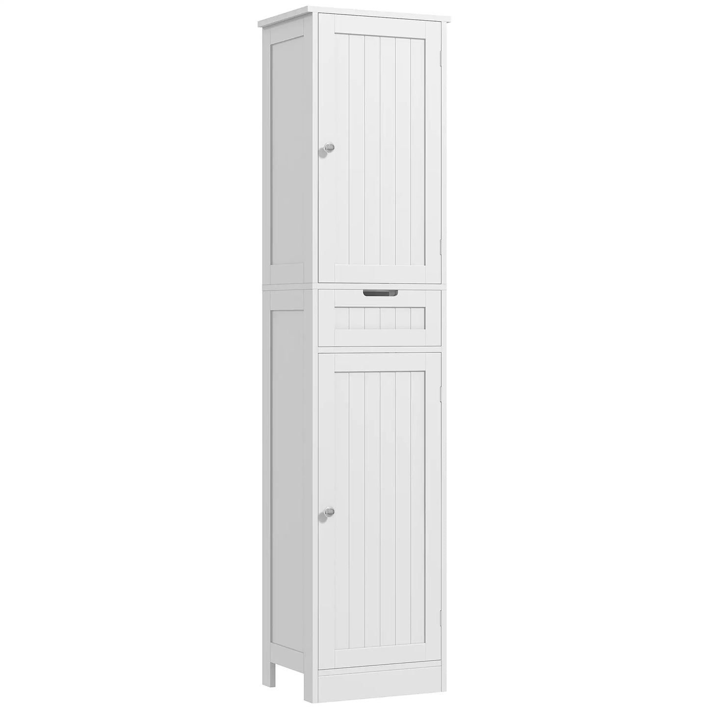 Freestanding Bathroom Cabinet with Drawer and 2 Doors, Tall Bathroom Cupboard for Kitchen, Study, Living Room Bathroom Cabinets at Gallery Canada
