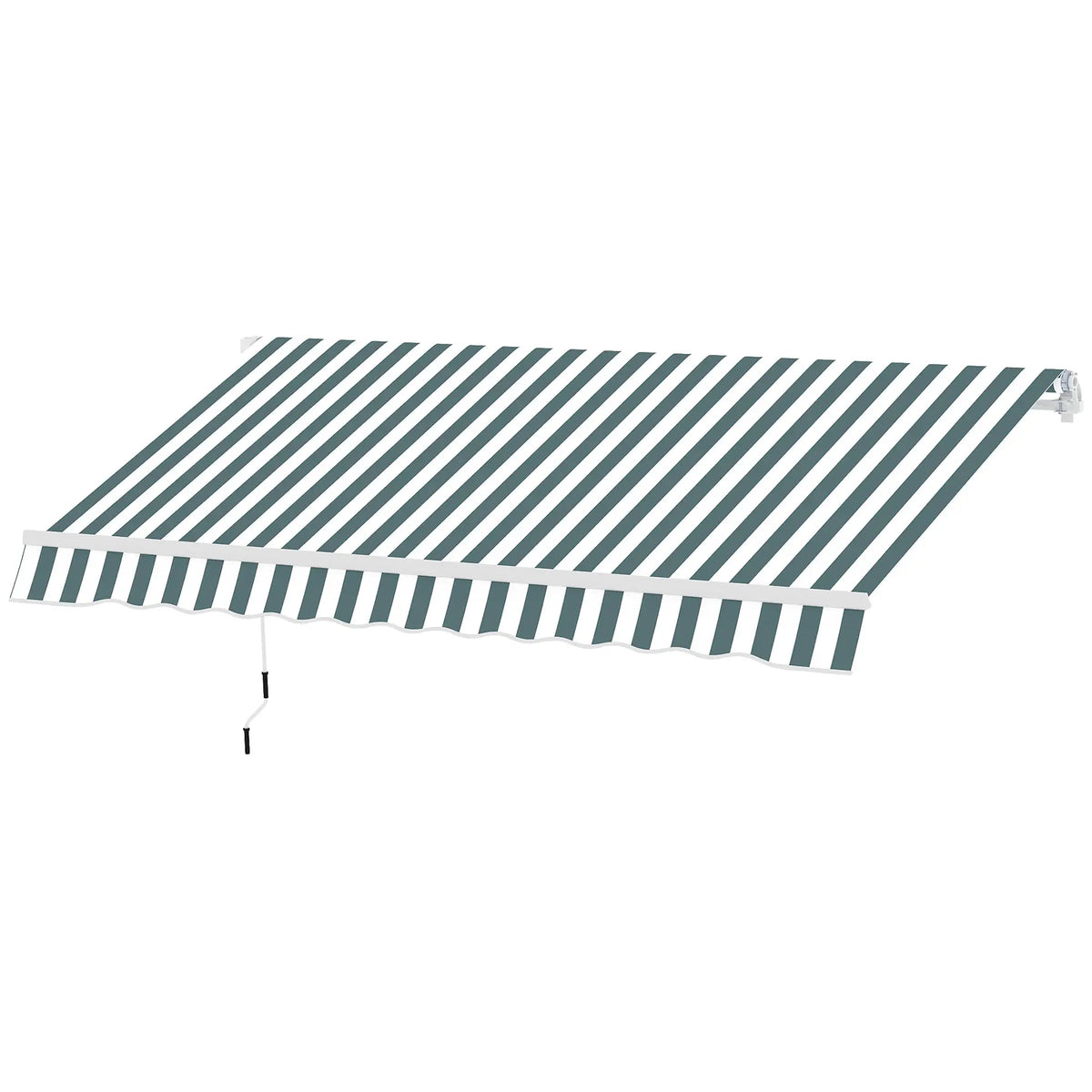 Retractable Patio Awning 8x7 ft, Water Resistant UV Aluminum Frame Deck Awnings at Gallery Canada