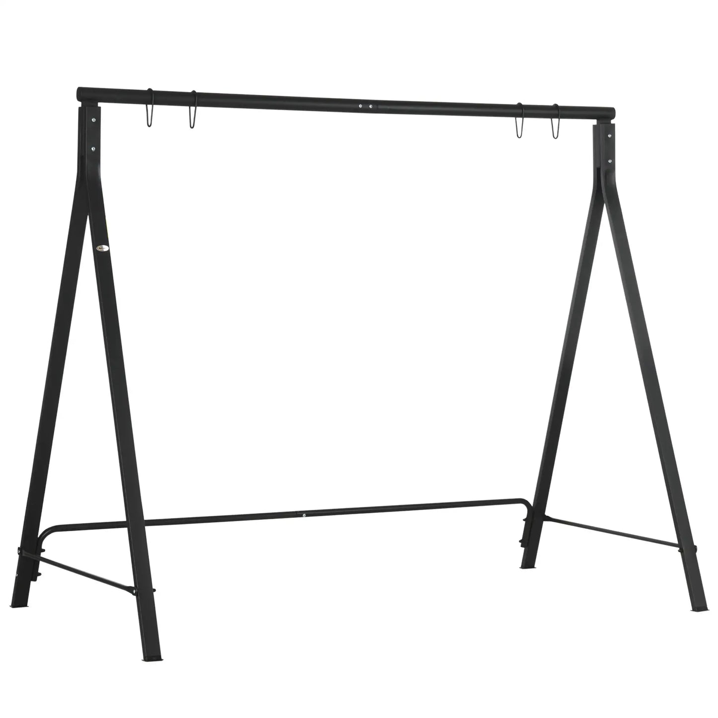 Support de balançoire en métal, Cadre de chaise suspendue, 528 LBS, Noir