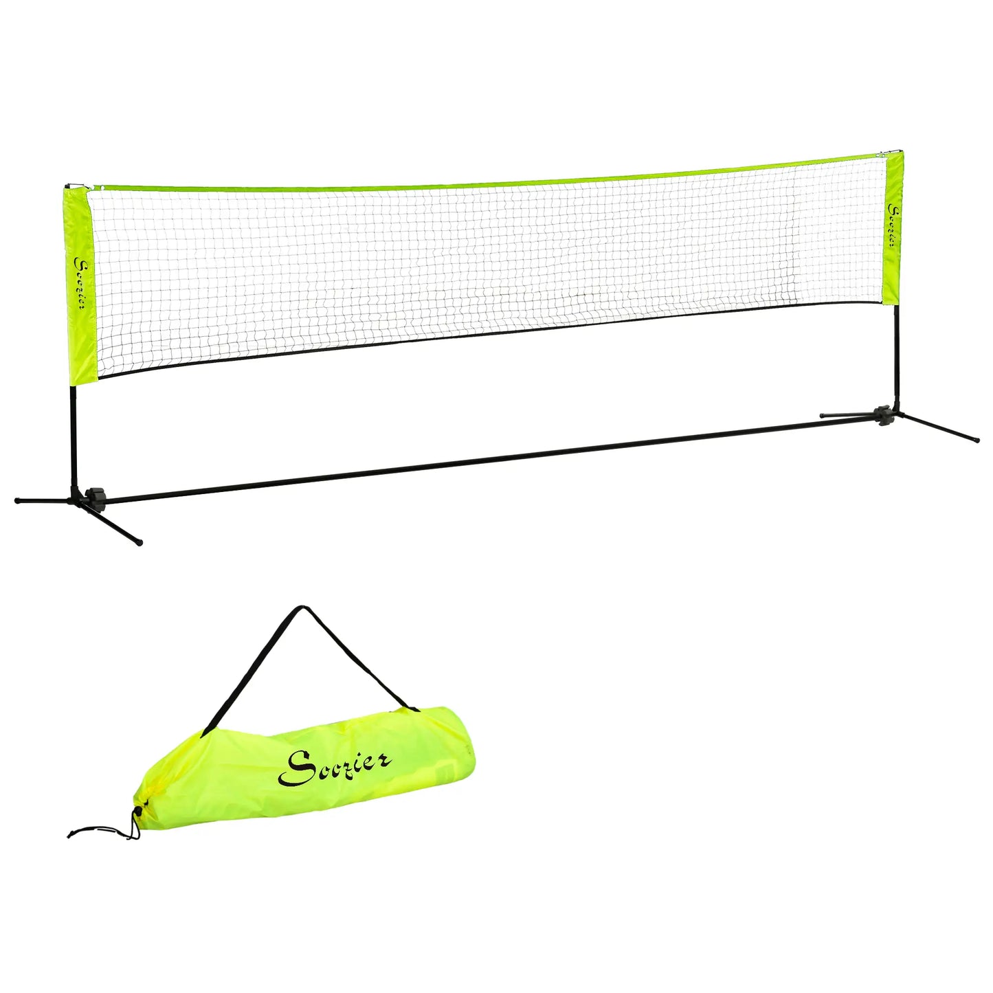 14ft Badminton Net, Height Adjustable, Carry Bag, Yellow Badminton at Gallery Canada