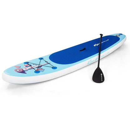 10 Feet Inflatable Stand Up Paddle Board with Adjustable Paddle Pump - Gallery Canada