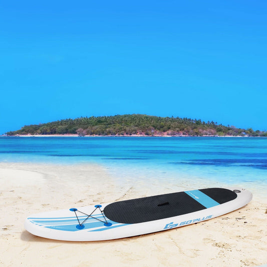 10 Feet Inflatable Stand Up Paddle Board with Carry Bag - Gallery Canada