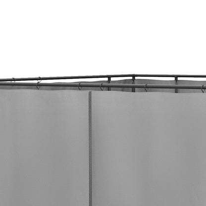 10' x 10' Universal Gazebo Sidewall Set with 4 Panels, Hooks/C-Rings Included for Pergolas &; Cabanas, Light Grey at Gallery Canada