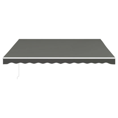 10' x 13' Electric Retractable Awning Sun Shade Shelter w/ Remote Controller for Deck Balcony Yard, Light Grey at Gallery Canada