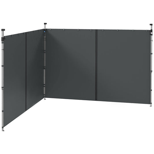 10' x 20' or 10' x 10' Pop Up Canopy Sidewalls, 2 Pack Gazebo Side Panels, Sides Replacement, with Zipped Doors - Gallery Canada