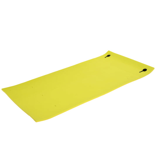 10' x 5' Lily Pad Floating Mat for Water Recreation and Relaxing, Tear-Resistant XPE Foam Water Floating Mat for Lake, River, Beach, Pool, Yellow at Gallery Canada