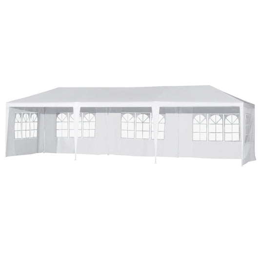 10x28ft Portable Gazebo Party Tent Outdoor Event Shelter Garden Sunshade with 5 Removable Walls at Gallery Canada