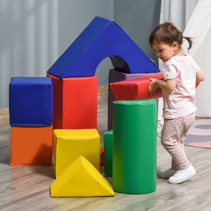 11 Piece Soft Play Blocks Kids Climb and Crawl Gym Toy Foam Building Non-Toxic at Gallery Canada