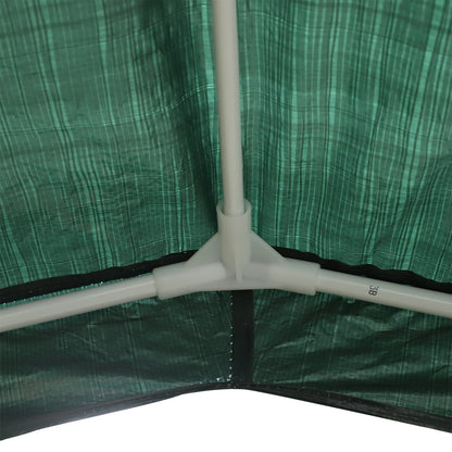 11x8ft Party Tent, Portable Canopy Tent Outdoor Gazebo Activity Sun Shelter w/ Slant Leg for Garden Carport Green at Gallery Canada