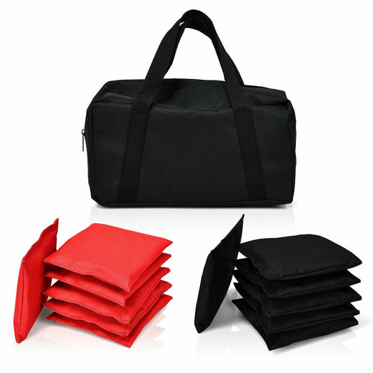 12 Beanbag Black and Red Weather Resistant Bags at Gallery Canada