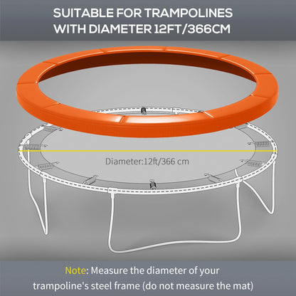 12ft Trampoline Replacement Pad Trampoline Spring Cover EPE Foam Light Orange at Gallery Canada