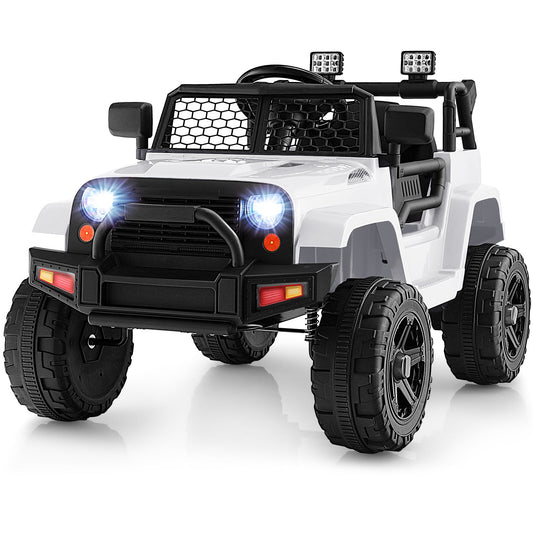 12V Kids Ride On Truck with Remote Control and Headlights at Gallery Canada