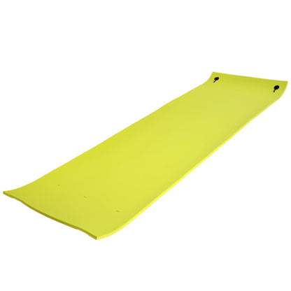16.5' x 5' Lily Pad Floating Mat for Water Recreation and Relaxing, Tear-Resistant XPE Foam Water Floating Mat for Lake, River, Beach, Pool, Yellow at Gallery Canada