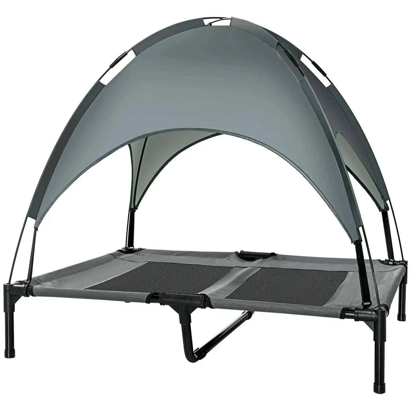 Large Elevated Dog Bed, 6.2"L X 29.9"W 36.2"H, Foldable, Grey Elevated Dog Beds at Gallery Canada