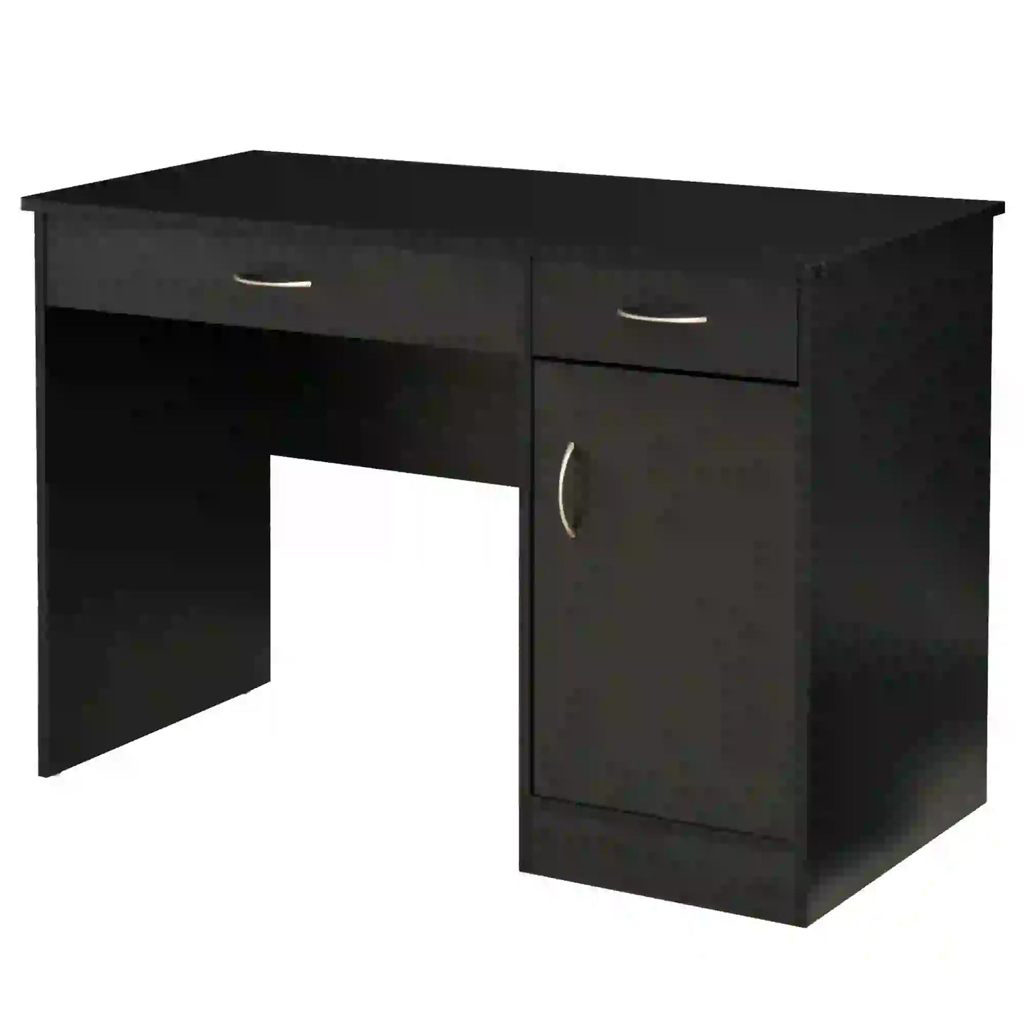 Computer Desk with Storage Drawers, Study Writing Table, Black Writing Desks at Gallery Canada