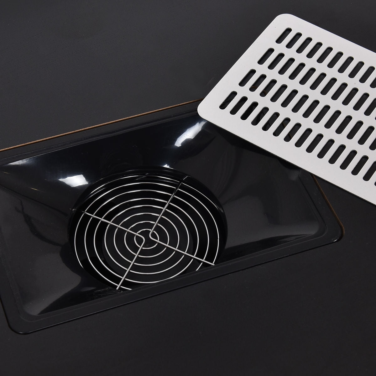 Deluxe Salon Steel Frame Manicure Table