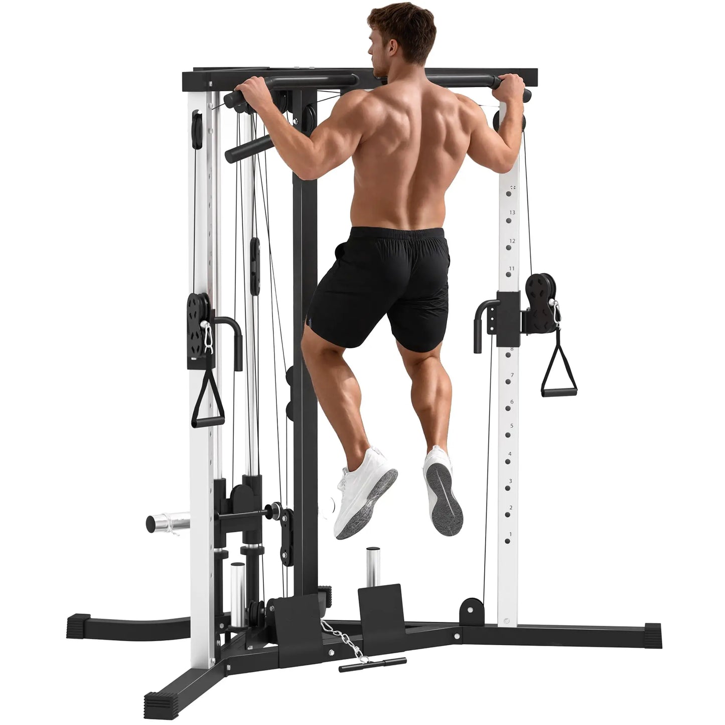 Multifunctional Home Gym, Pull Up Bar, 15-Position Adjustable Power Towers at Gallery Canada