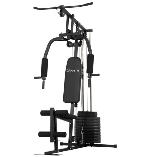 Home Gym Machine, Multifunction Gym Equipment with 99lbs Weight Stack for Back, Chest, Arm, Legs, and Full Body Workout - Gallery Canada
